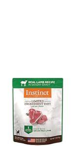 instinct wet dog food, wet dog food toppers, wet dog food, limited ingredient diet, grain free