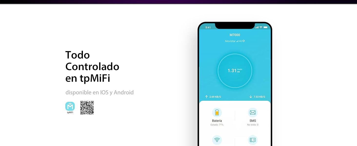 TP-Link M7000 - Router 4G móvil, Wifi MiFi 4G Cat4,150 mbps ...
