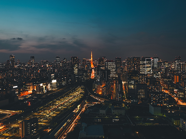 full frame mirrorless night cityscape tokyo tower