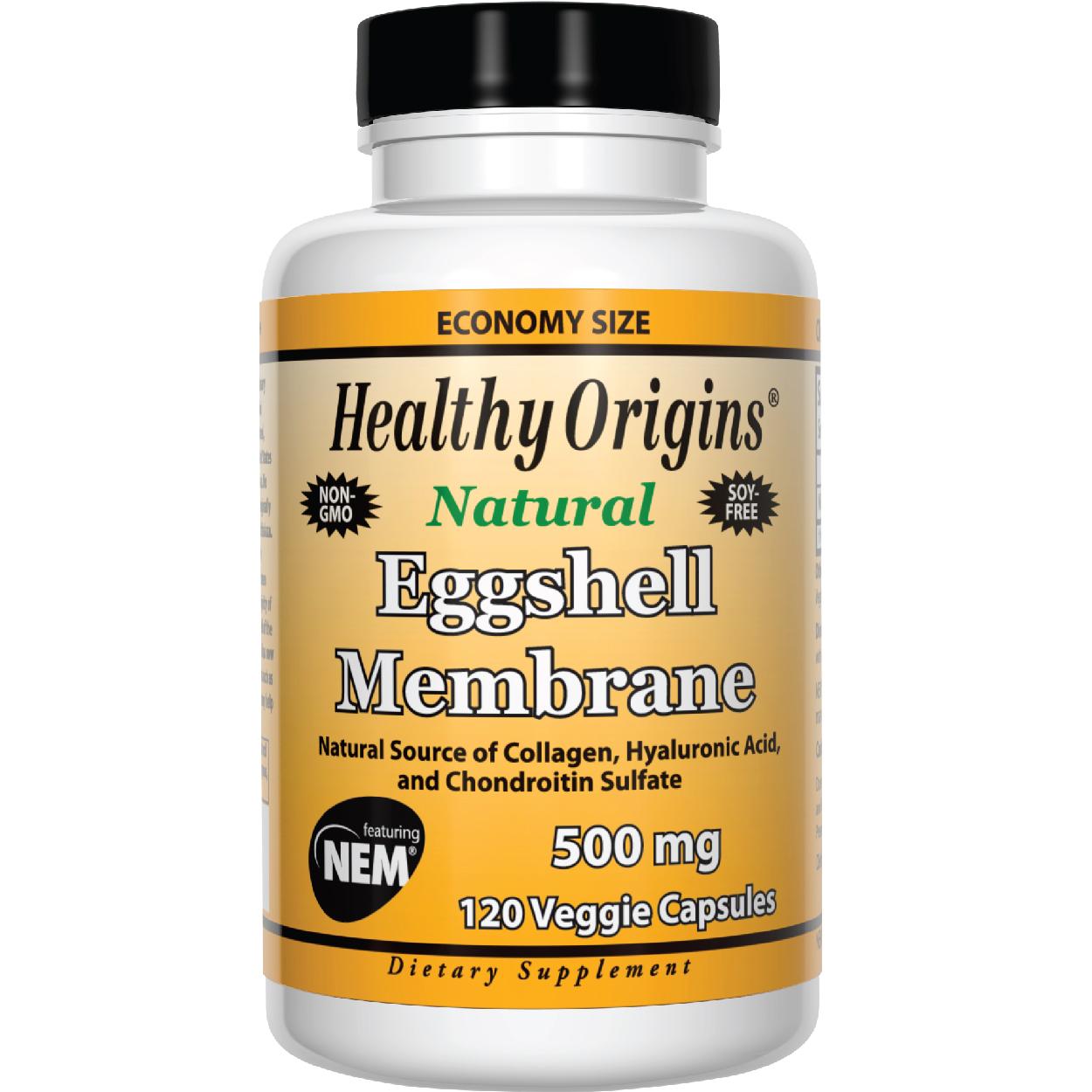 Healthy Origins Eggshell Membrane (NEM) 500 mg, 120 Veggie