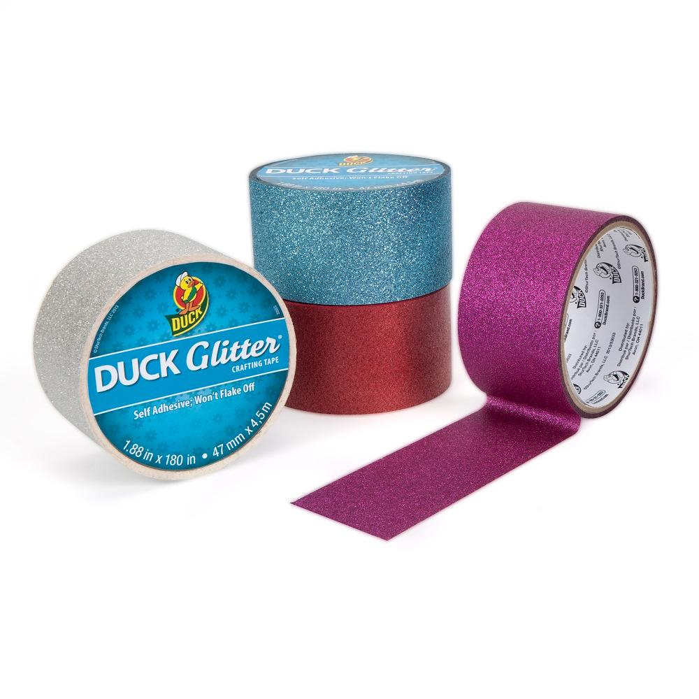 Duck Tape Glitter Silver 47mm x 4.5m Amazon.co.uk Office Products