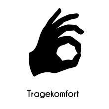 The contact lenses are hardly or not at all noticeable when wearing them