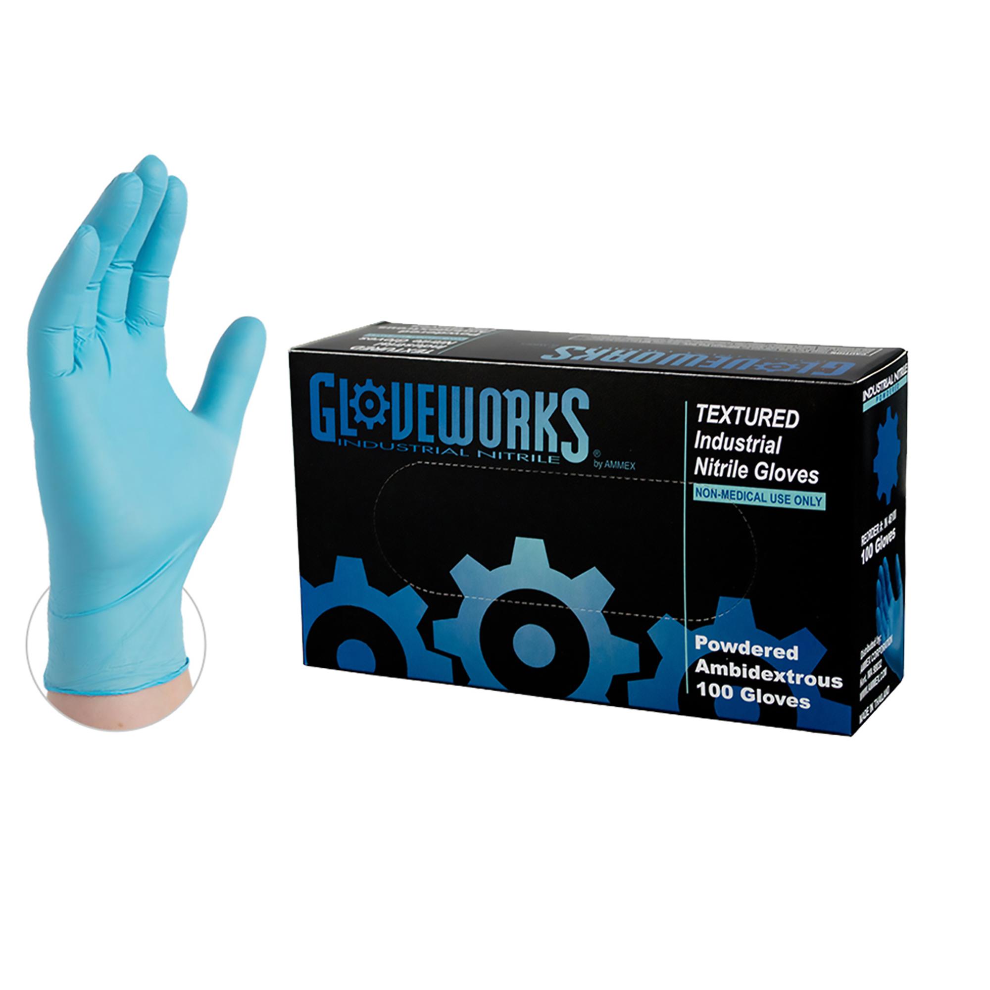 Amazon.com: AMMEX - IN42100-BX - Nitrile Gloves