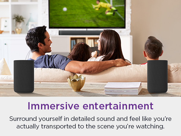 Roku wireless speakers immersive entertainment