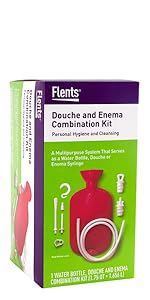 Amazon Com Flents Douche Kit Compact Reusable Great For Travel 16 Fl Oz Capacity Health Personal Care