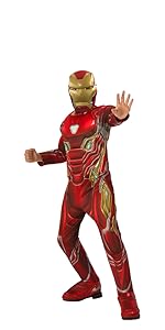 child's deluxe iron man costume