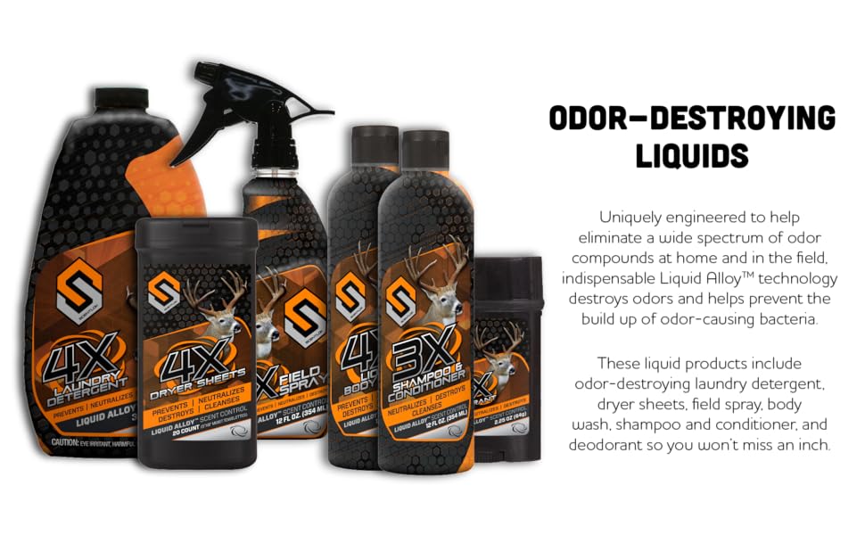 ScentLok Scent Control Kit Includes Deodorant, Laundry