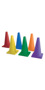 colorful cones