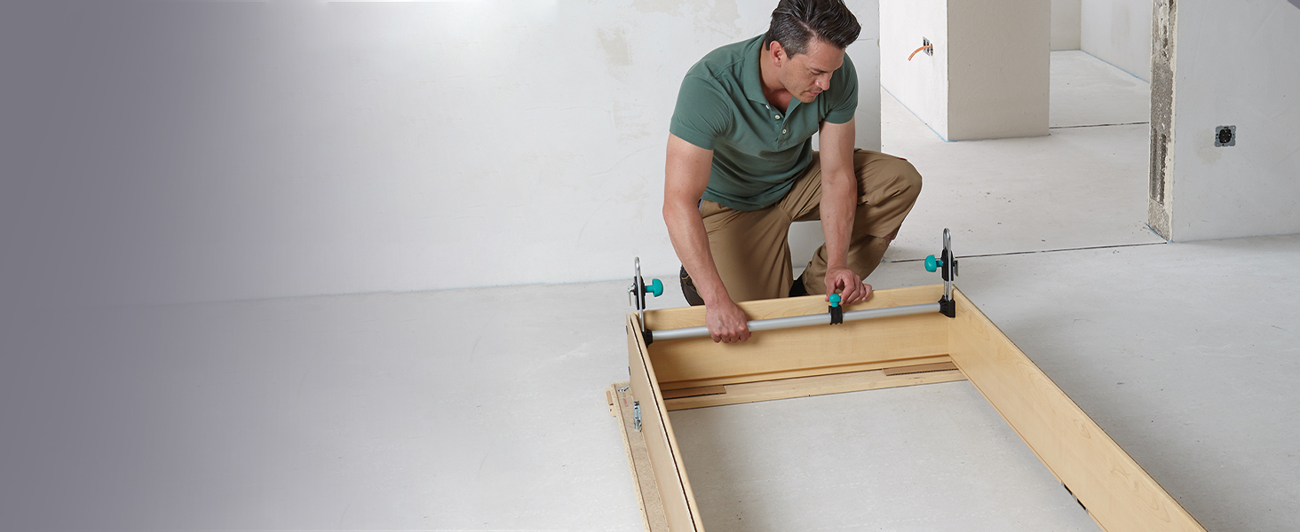 wolfcraft EASY Door Frame Jig I 3675000 I The clever helper for fitting