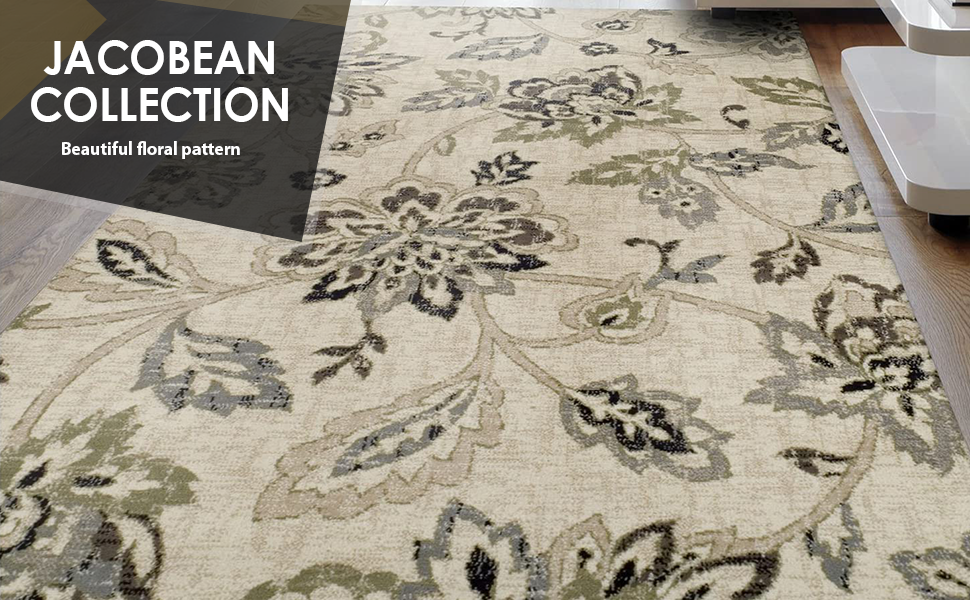 indoor outdoor area rug perfect living dining room bedroom farmhouse kitchen durable polypropylene 