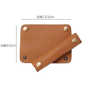 Amazon Co Jp コモライフ 本革バッグハンドルカバー2枚入 ブラック 汚れ防止 負担軽減 約9 5 12 5cm レザー トートバッグ カゴバッグ 持ち手カバー シューズ バッグ