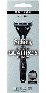 Amazon.co.jp: シック Schick クアトロ5 チタニウム ホルダー