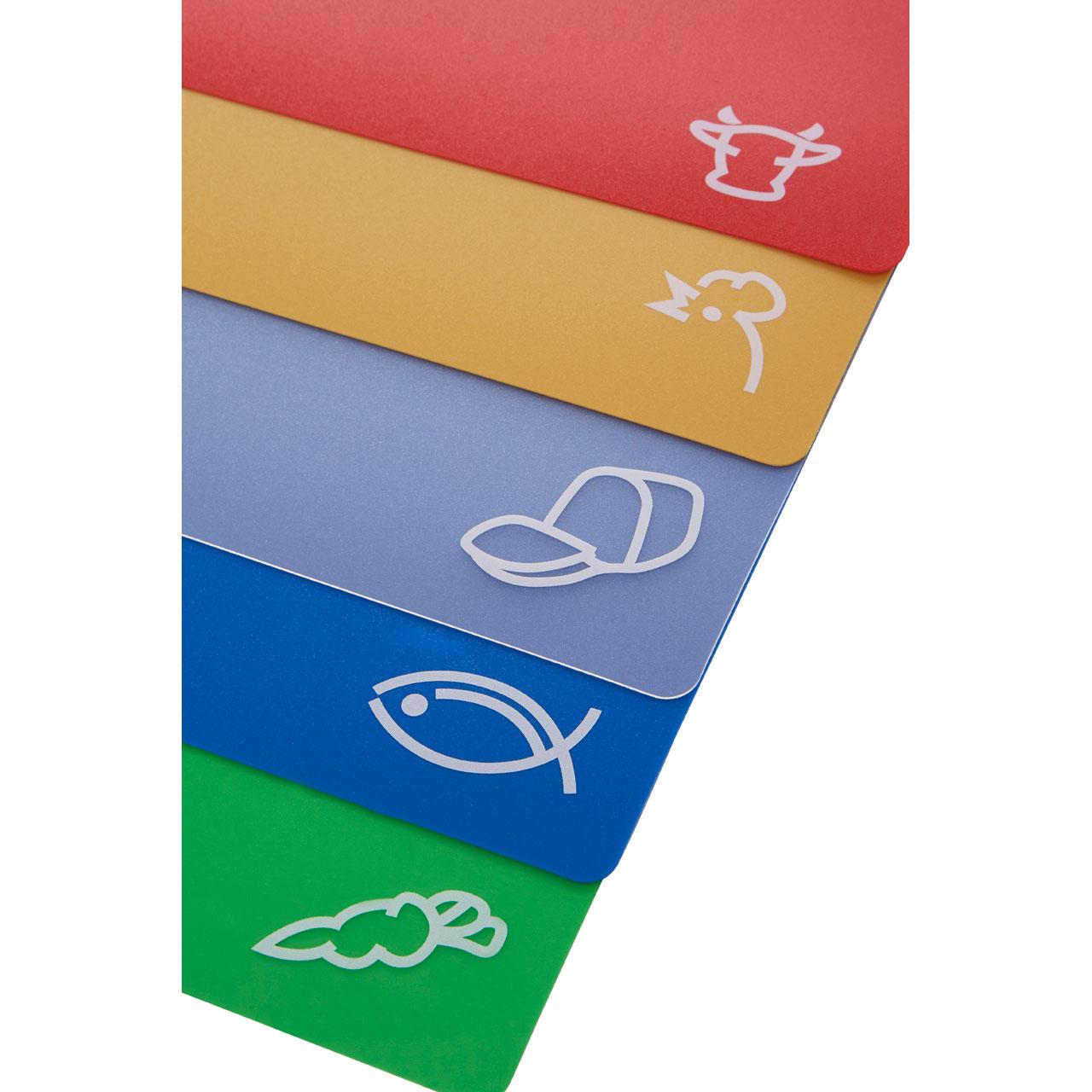 Premier Housewares Flexible Chopping Mats Set of 5 Amazon.co.uk