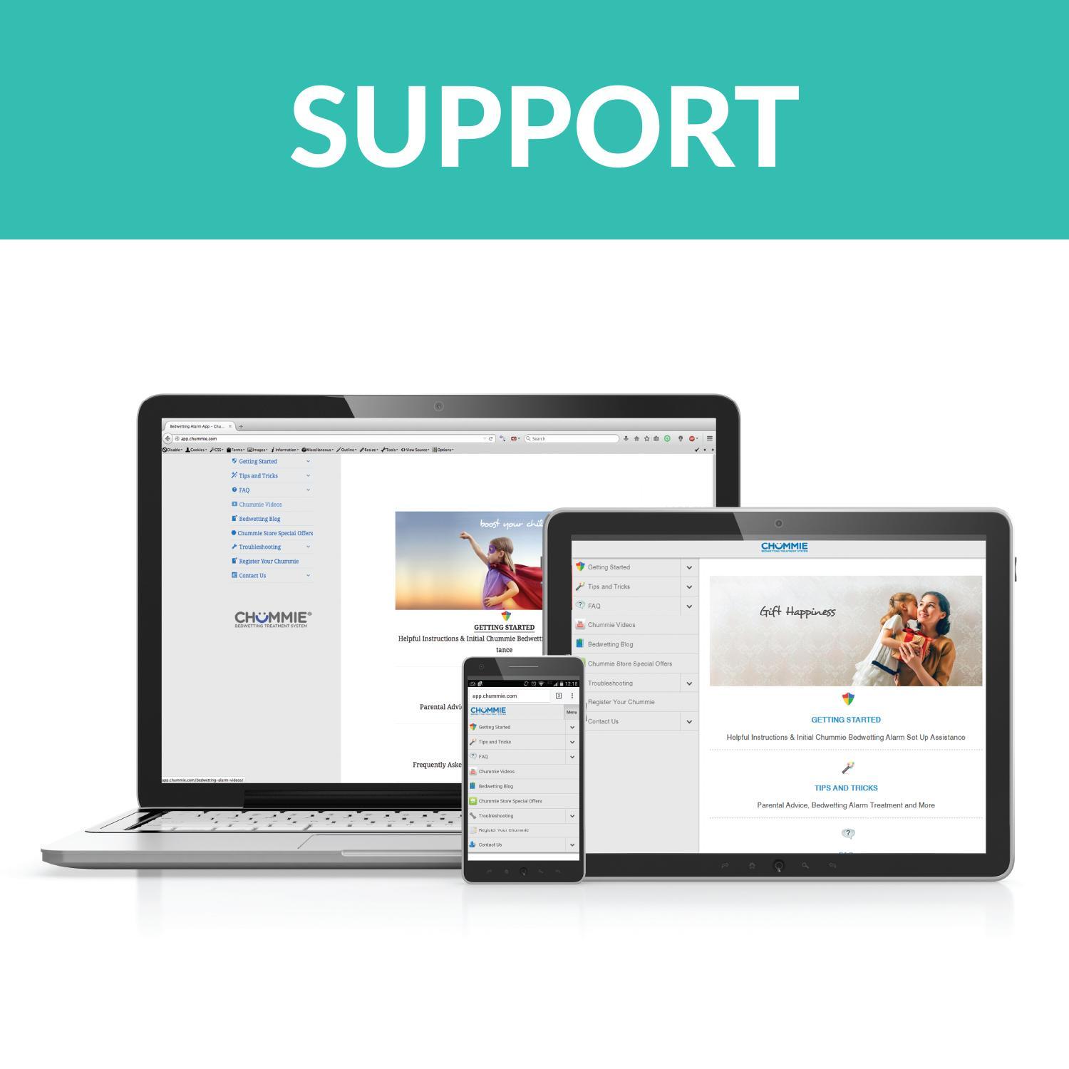 Chummie Premium Bedwetting Alarm with 8 Tones Blue Health