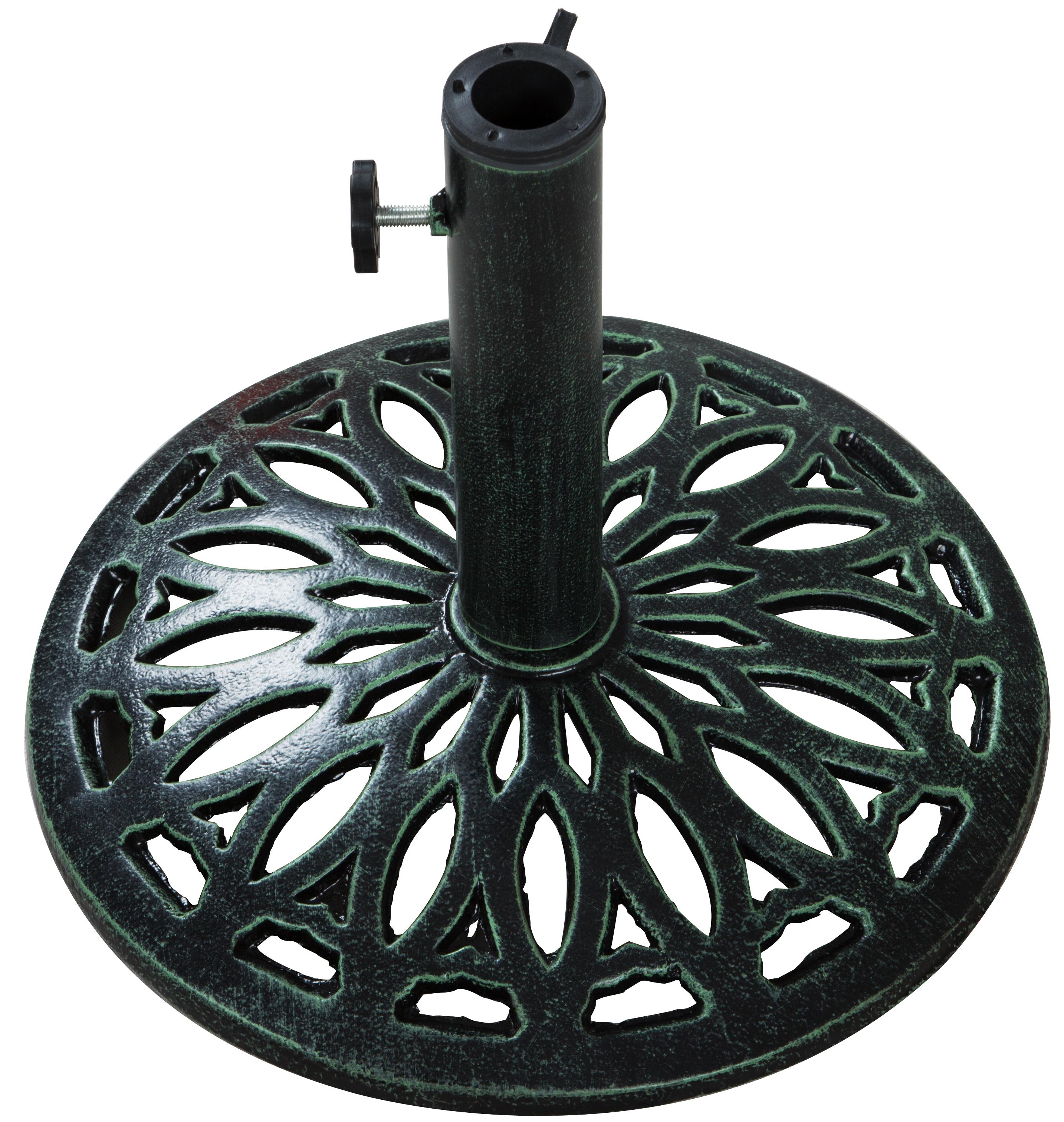 Trademark Innovations Cast Iron Umbrella Base 17.5 Inch
