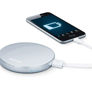 Beurer BS39 Illuminated Cosmetics Compact Mirror with Powerbank