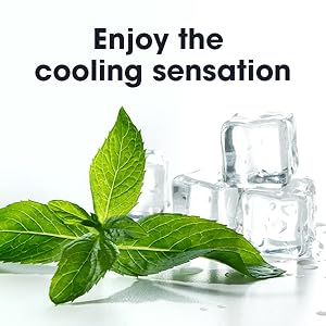 Cooling sensation that helps relieve chafing pain.