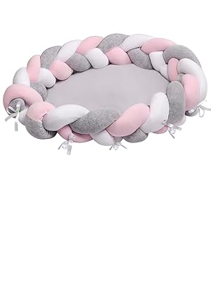 Amazon Com Lulando Multifunctional Baby Nest For Newborn And Babies Baby Snuggle Pod Soft And Safe Baby Nest 35 43 X 23 62 X 6 69 Inches White Grey Pink Baby