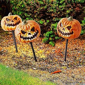 Halloween lighted evil jack pathway set, Halloween decoration, pumpkin decoration