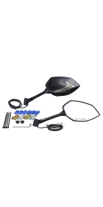 KIJIMA TECH07ミラー L/Rセット ブラック Amazon.co.jp: キジマ(Kijima) バイクパーツ ミラー TECH07