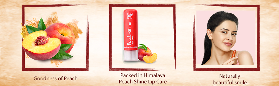 Himalaya Peach Shine Lip Care, 4.5g