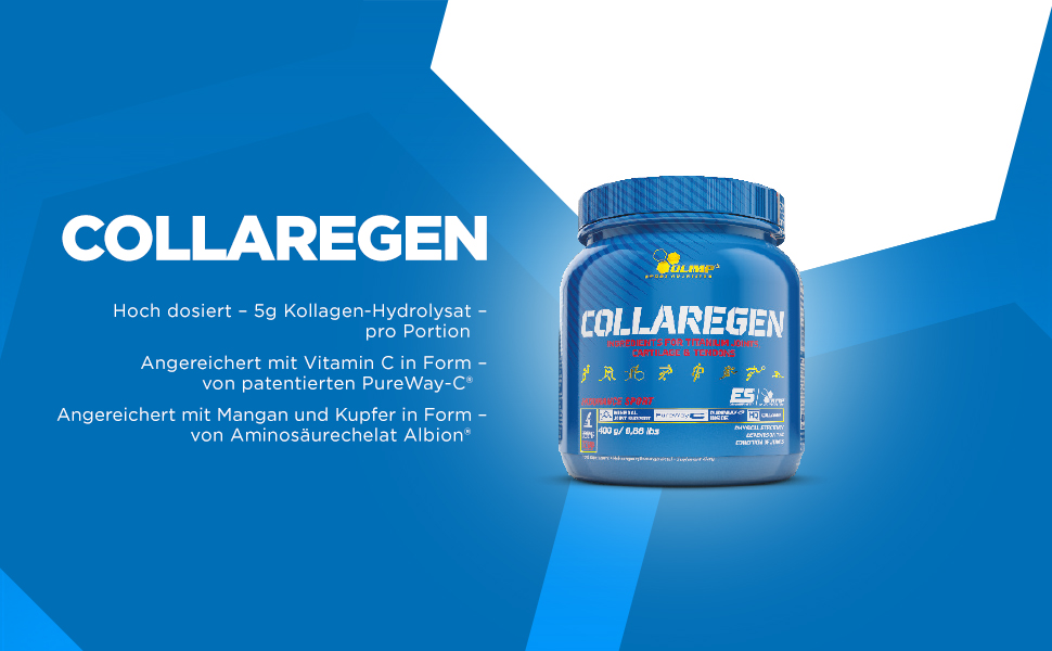 Olimp Collaregen - Kollagen, Geschmack Orange, 1er Pack (1 x 400 g ...