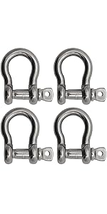 shackle, stainless steel shackle, anchor shackle, stainless shackle, marine shackle, boat shackle