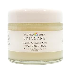 Sacred Shea Skincare Organic Fragrance Free Body Balm