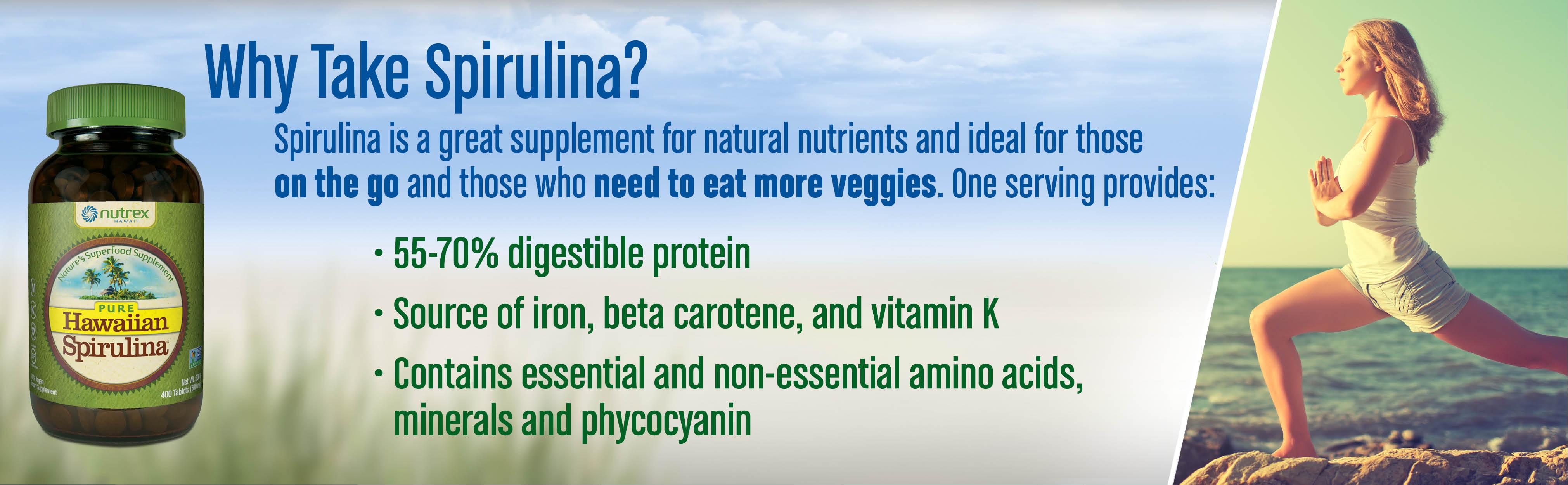 Pure Hawaiian Spirulina Powder 16 oz Boosts Energy and