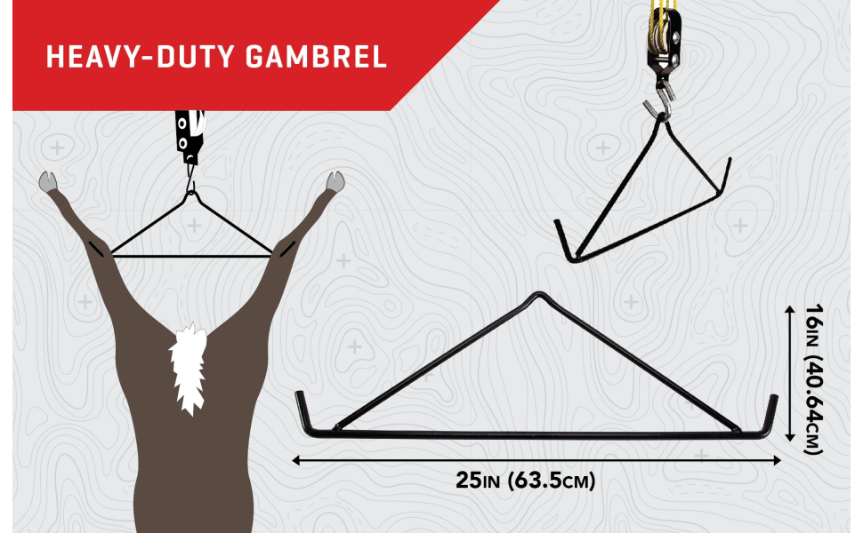 Allen Company HeavyDuty Hunting Big Game Gambrel, 1,200