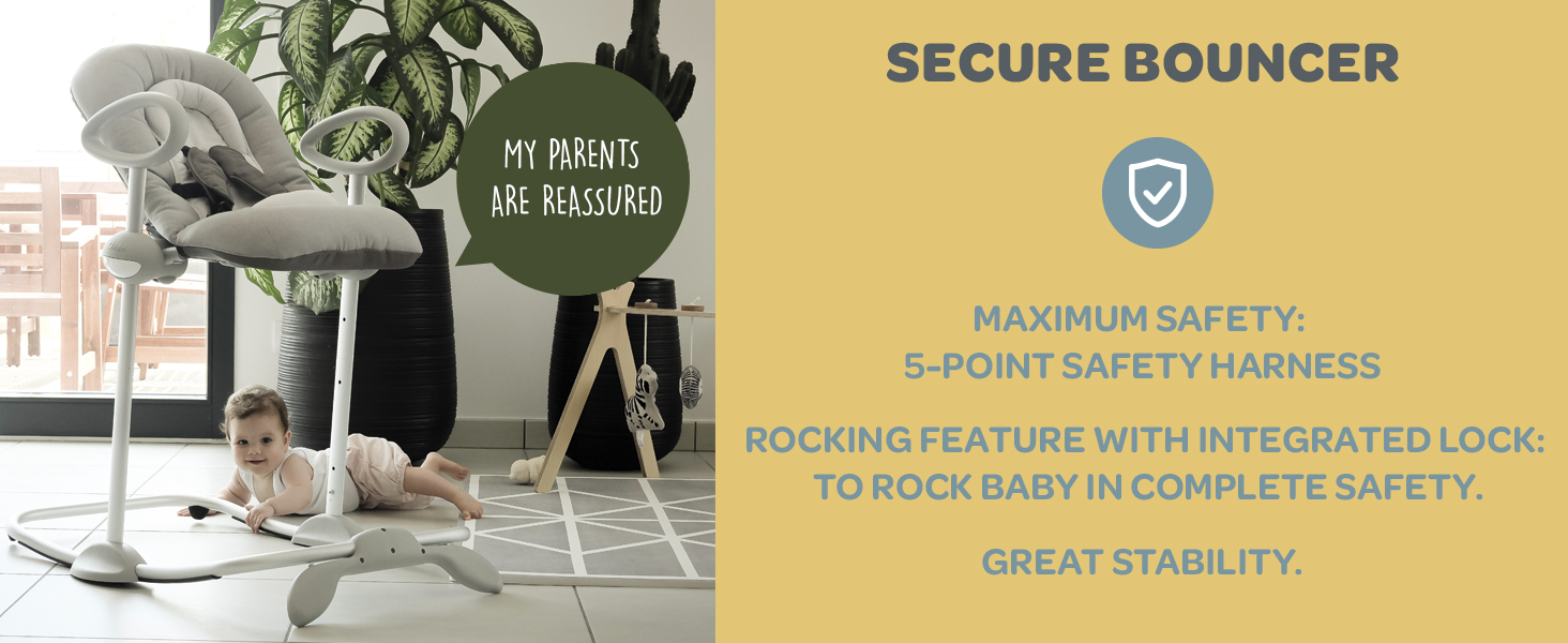 Béaba Up and Down III Baby Bouncer Baby Chair and Swing seat 12