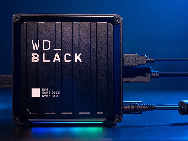 WD_BLACK D50 1TB Game Dock with Ultra-fast NVMe SSD up to