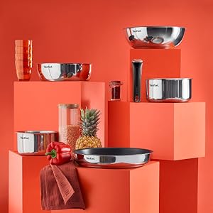 Tefal Ingenio Lot 2 Poêles + 2 Casseroles + Poignée Amovible Induction, Acier Inoxydable Emotion L897S504 43cd8302 A674 4e57 Bad6 69e80b26a5ce. CR0,0,600,600 PT0 SX300 V1