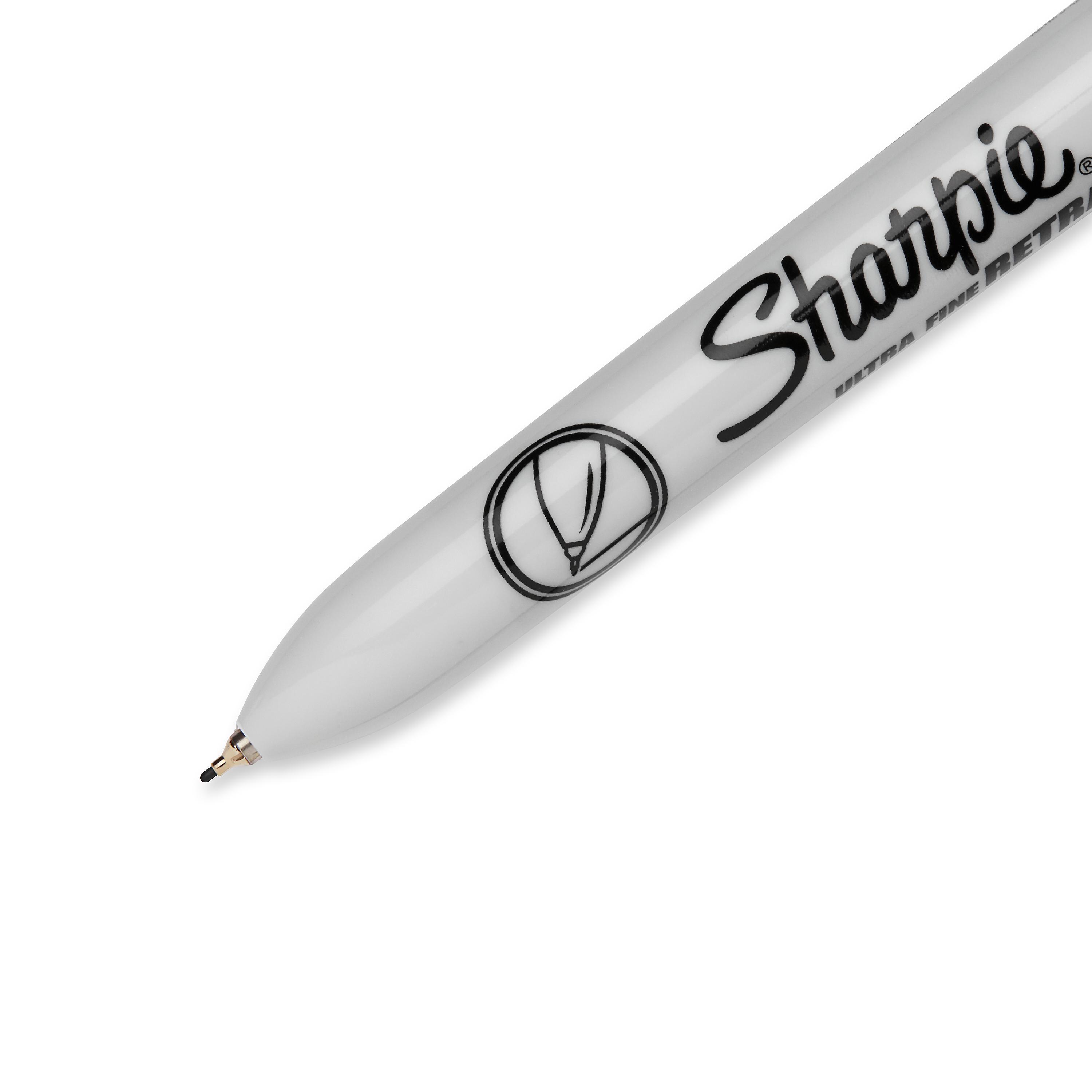 Sharpie RETRACTABLE Permanent Marker Ultra Fine, 3Carded, Assorted