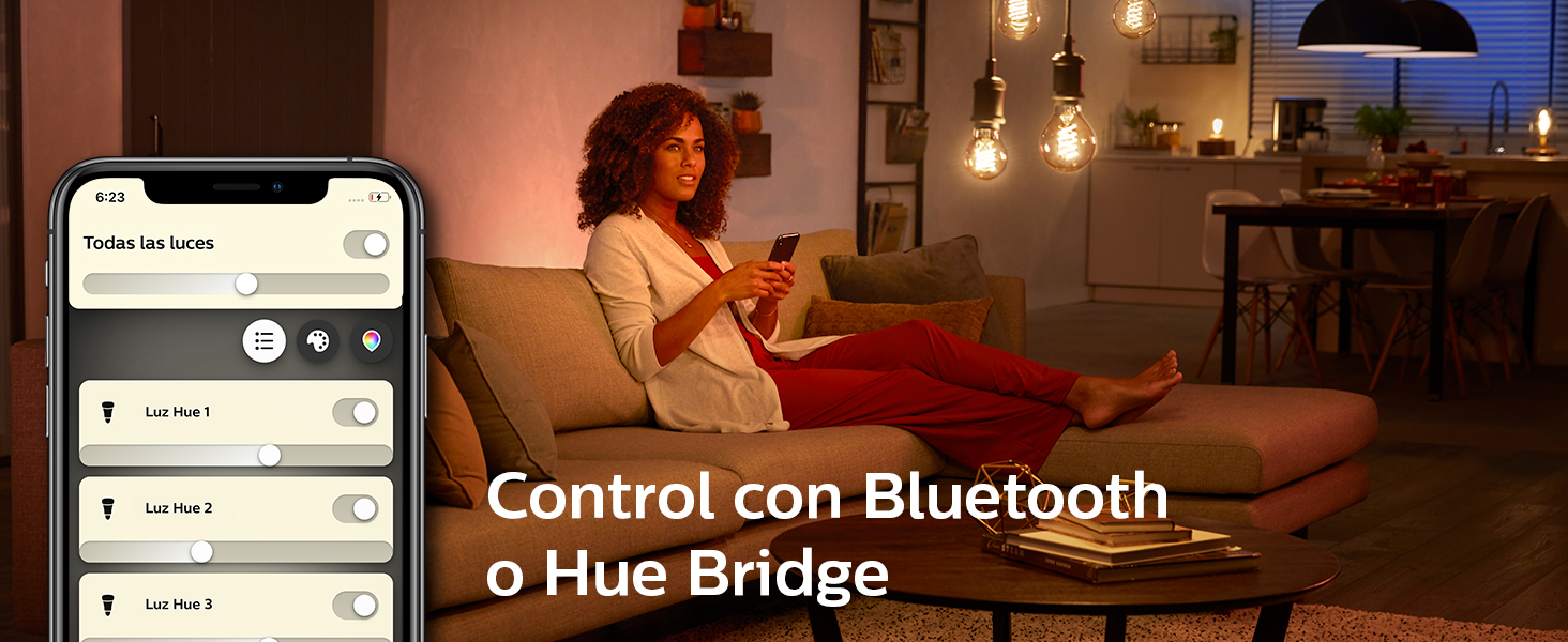 bombilla led retro filamento vintage hue smarthome bluetooth