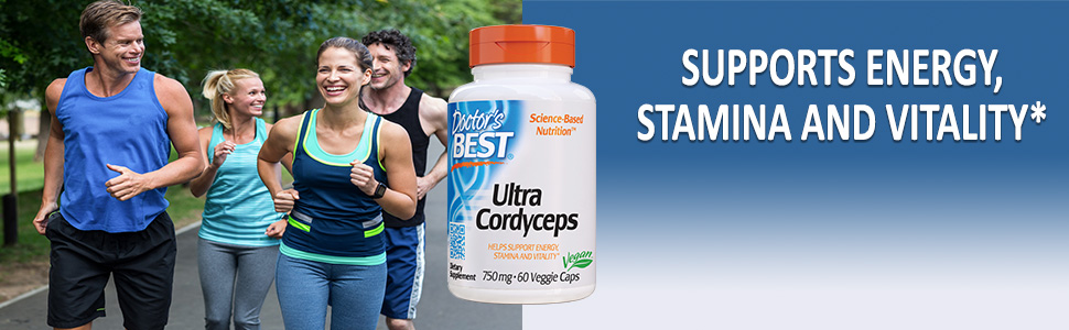 Ultra Cordyceps Plus energy stamina vitality lung health liver memory and cognitive function