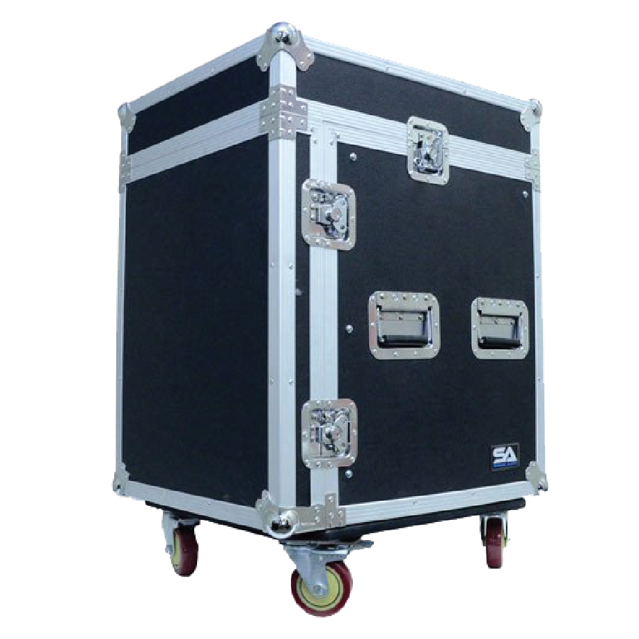 Seismic Audio SAMRC12U 12 Space Rack Case with Slant