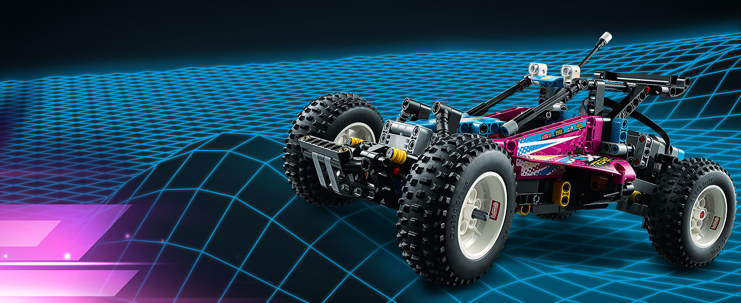LEGO 42124 Technic OffRoad Buggy, Retro CONTROL+ App Remote Control