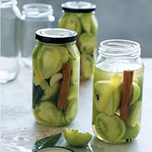 Pickled green tomatoes