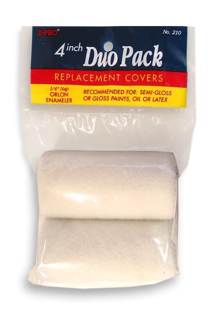Premier 4" x 1/4" Nap Dripless Trim Roller Cover, 2 Pack