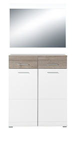 Germania 2-TLG. Aktenschrank-Set 8524-535 GW-Paseo im Dekor Weiß/Kendal