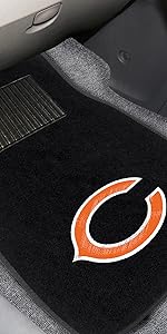 2 Piece Embroidered Car Mat Set