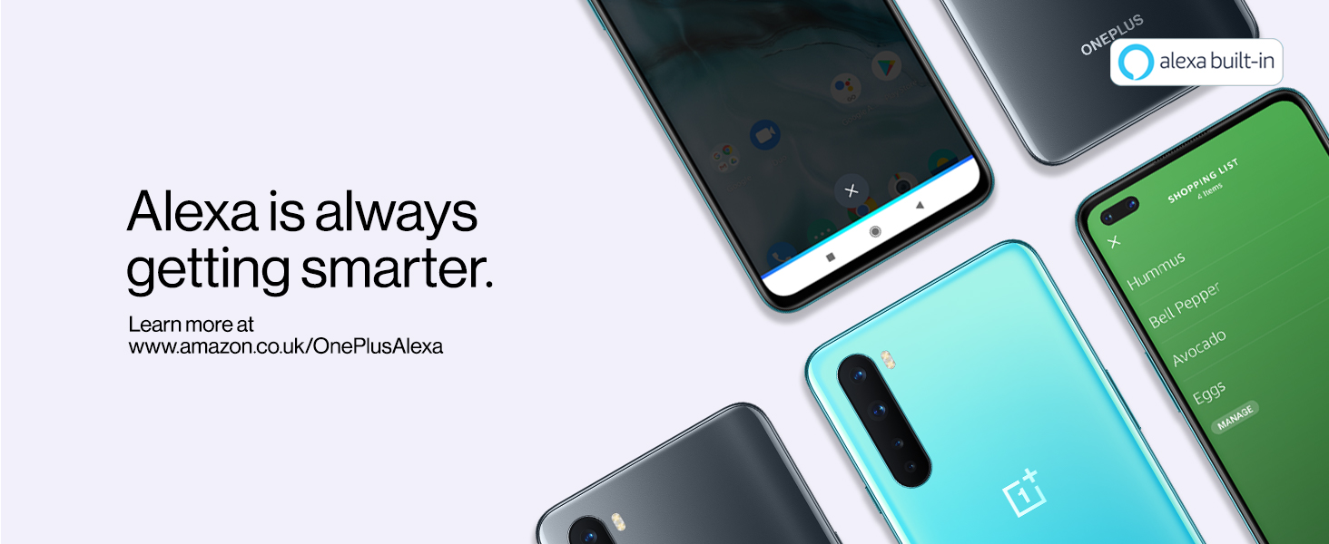 OnePlus, OnePlus Nord, 1+, 1+ Nord, Smartphone, Alexa