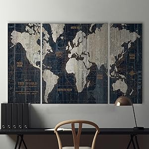 額装品/Old World Map Blue/ポスター 額装品/Old World Map Blue/ポスター Amazon.com: Framed 'Old