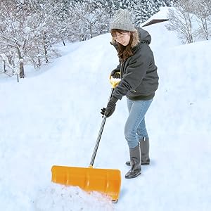 Amazon | アイリスオーヤマ(IRIS OHYAMA) 雪かきスコップ 着脱式