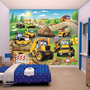 Walltastic My First Jcb Wallpaper Mural Amazon Co Uk Diy Tools Walltastic My First Jcb Wallpaper Mural Amazon Co Uk Diy Tools