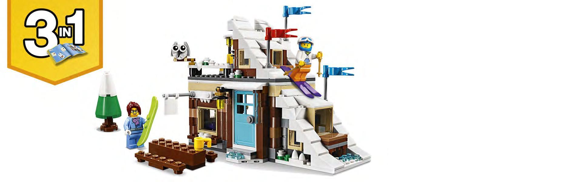 chalet de montagne lego