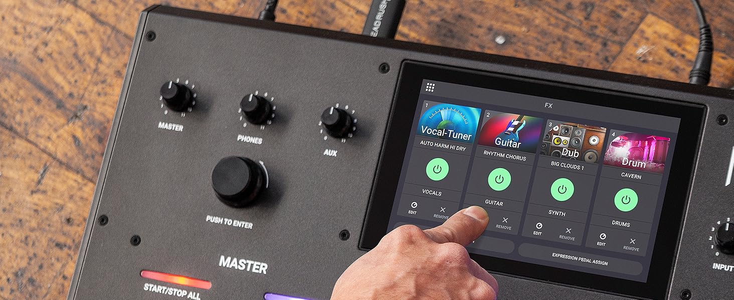 HeadRush Looperboard Loop station pour guitare et basse avec Time