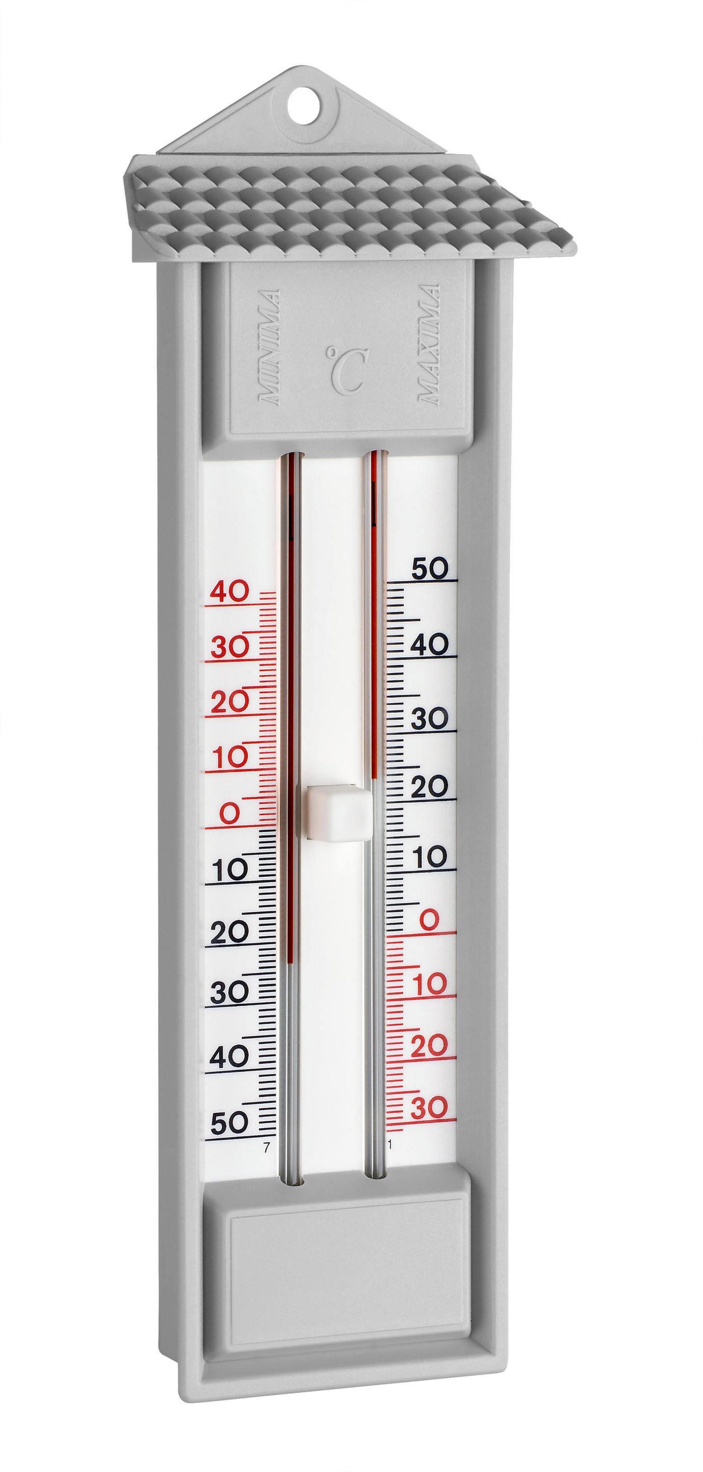 TFA Dostmann Analoges MaximaMinimaThermometer, 10.3014.14, wetterfest