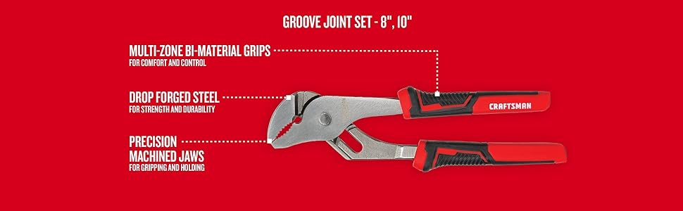 groove joint plier set
